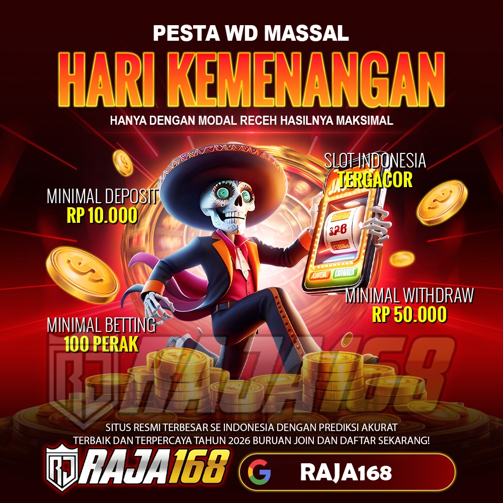 RAJA168: Permainan Login Situs Slot Resmi Paling Dicari Pemain
